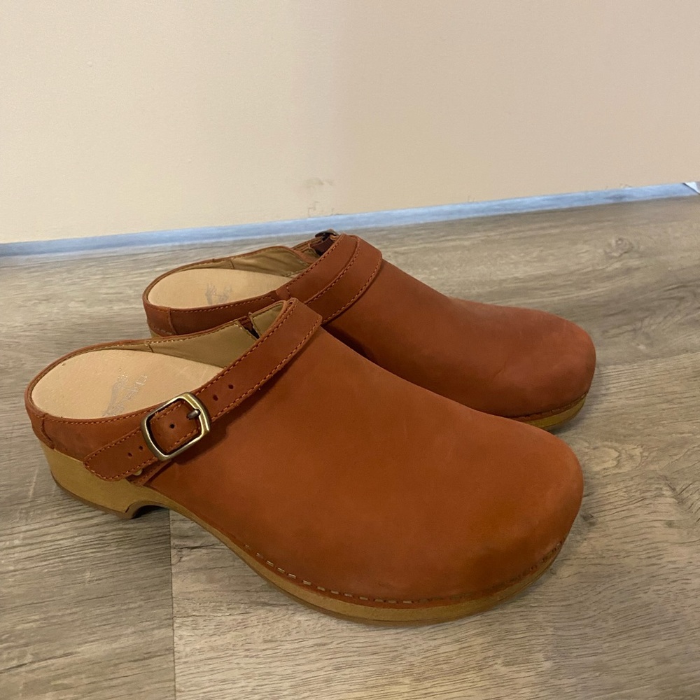 Dansko Maroon Clogs